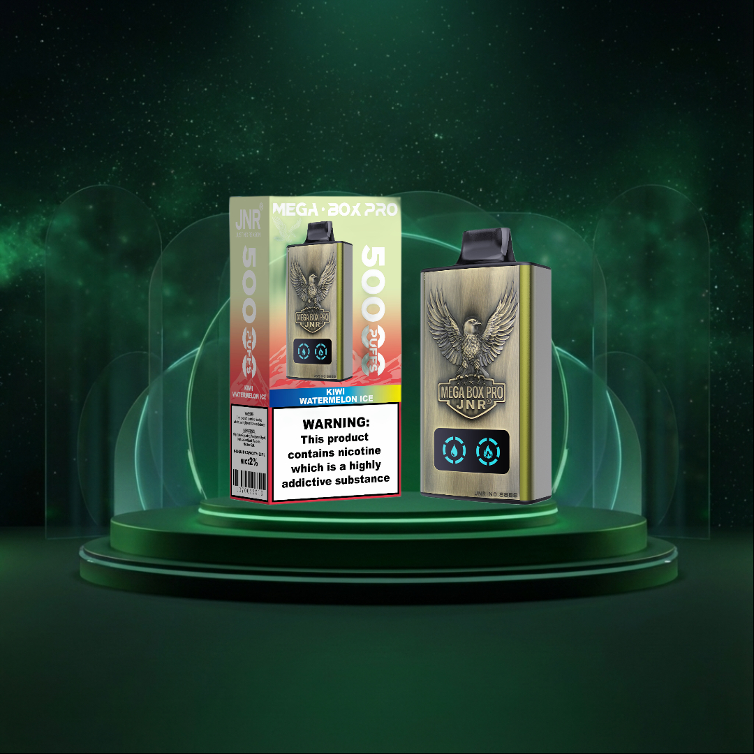 JNR - Mega Box Pro - 55K - Polska - Jednorazówki - E papieros - Kiwi Watermelon Ice - 55000 Buchów